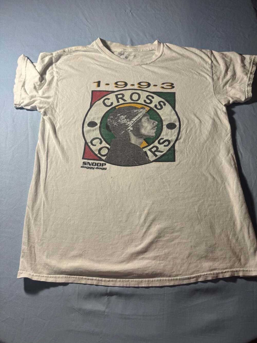 Cross Colours Snoop Dogg 1993 Rap Graphic T-Shirt